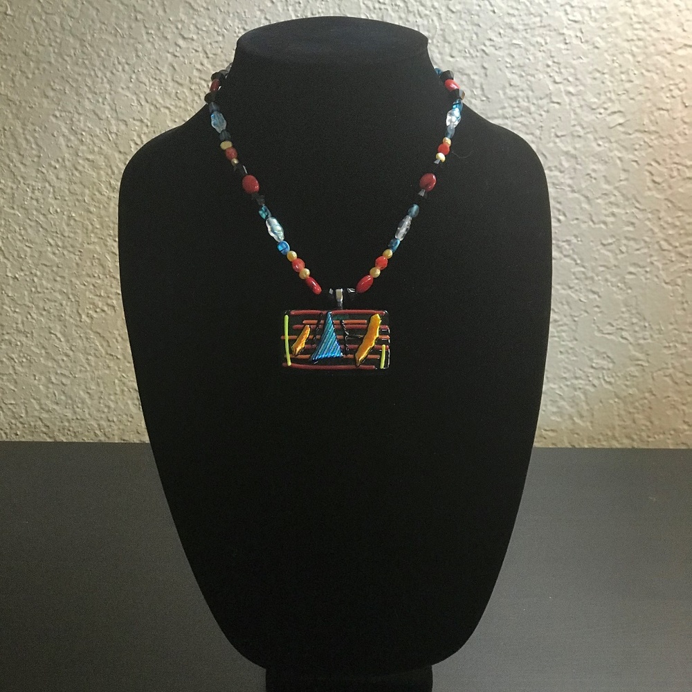 Handcrafted Semiprecious Stone Necklace